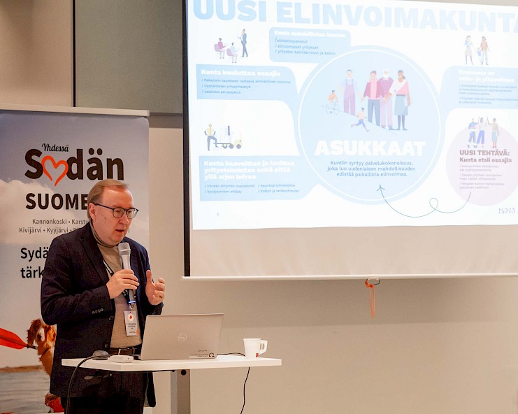 Kuntaliiton varatoimitusjohtaja Timo Reina. Kuva: Witas Oy